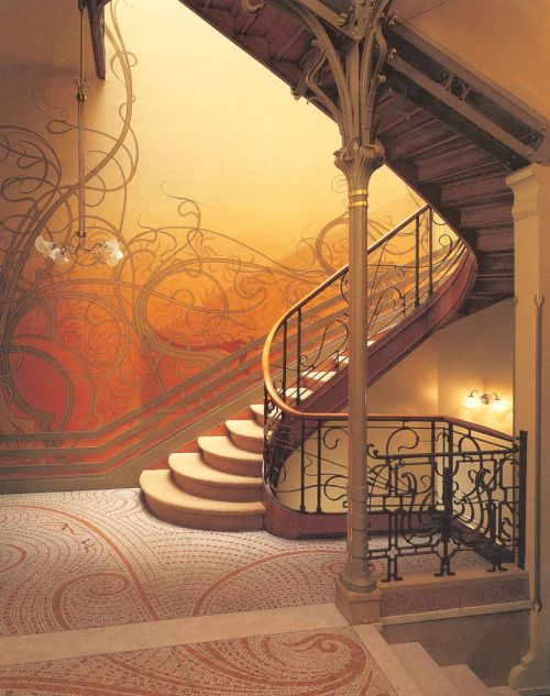 Art Nouveau Stairs ~ Victor Horta Museum Brussells
